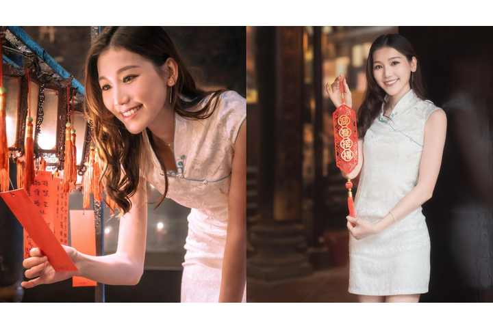 HK01 鄧美欣龍年去文武廟祈福望新的一年成功脫單：自己都想快啲