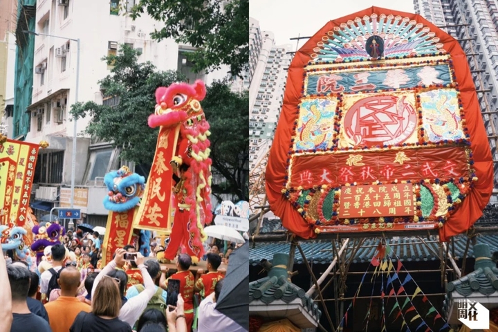 明周文化 - 【現場直擊】百呎薄扶林火龍上環舞動 長洲飄色十二小朋友扮醫護騎士張家朗 時隔八年東華三院復辦大型文武二帝出巡