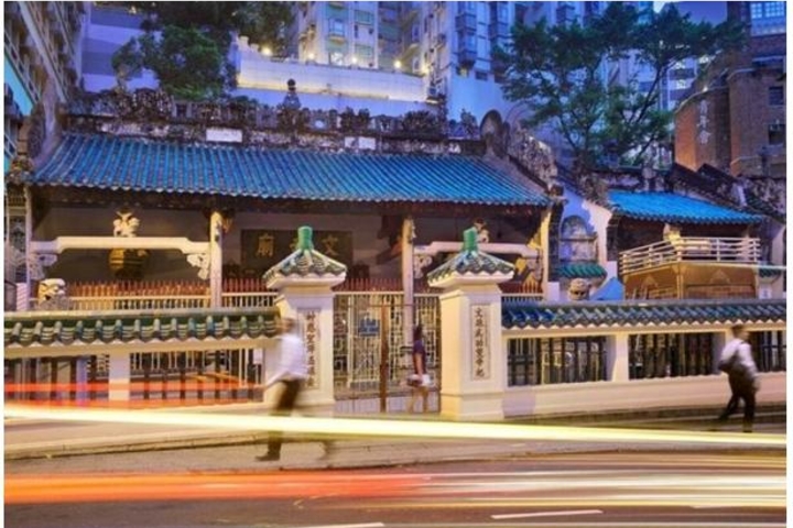 東網 光影香港夜首舉辦 文武廟鐘樓16地標閃耀繽紛